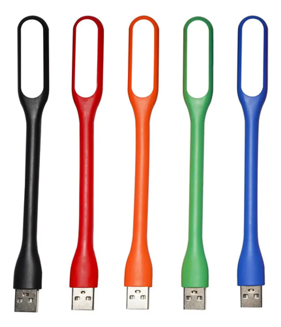 Luz Lampara Led Usb De Silicona Notebook 5