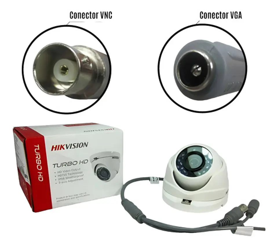 Cámara de Seguridad Hikvision DS-2CE56C0T-IRM 2.8mm Turbo HD 4
