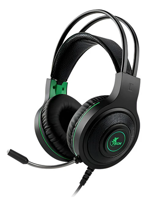 Audífono Gamer Led Vol/mic Comp Consolas Xtech Xth-560 Negro