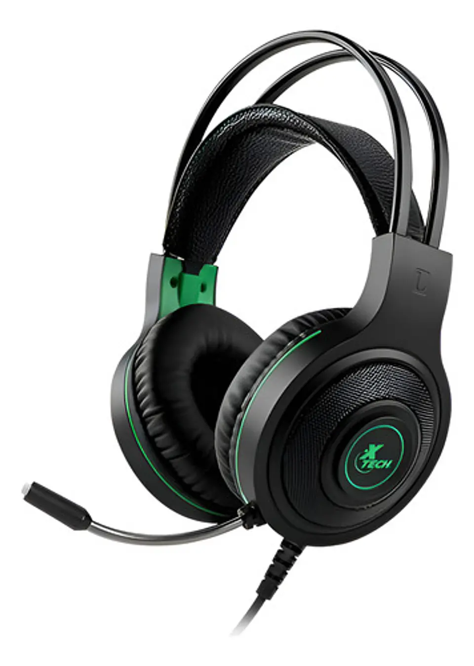 Audífono Gamer Led Vol/mic Comp Consolas Xtech Xth-560 Negro 1