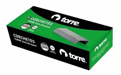Corchetes Torre 26/6 5000 Unidades