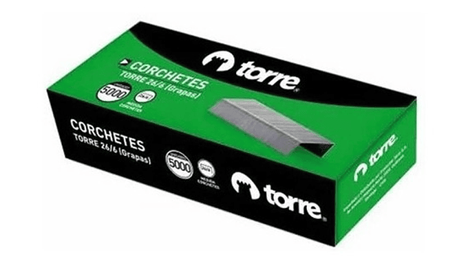 Corchetes Torre 26/6 5000 Unidades 1