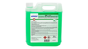 Alcohol Gel Para Manos Winkler 5 Lts Wk-117 70%