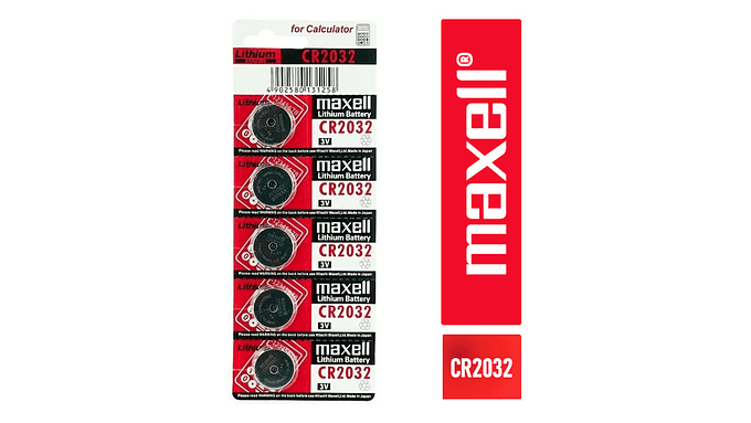 Pack Por Tira (5 Pilas Tipo Boton ) / Maxell Cr2032 2