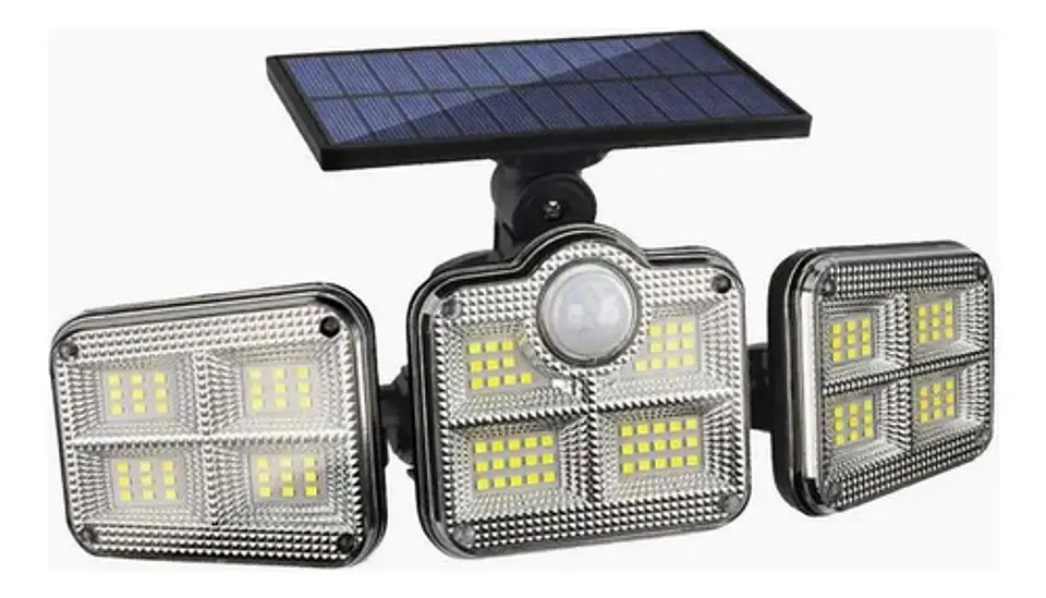 Foco Solar Sensor De Movimientos Con Control Remoto 2