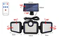 Foco Solar Sensor De Movimientos Con Control Remoto - Miniatura 4