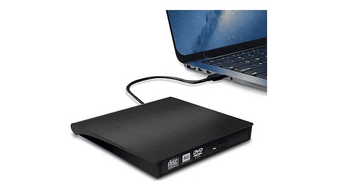 Grabador De Dvd Y Cd Externo Usb 3.0 Negro  1
