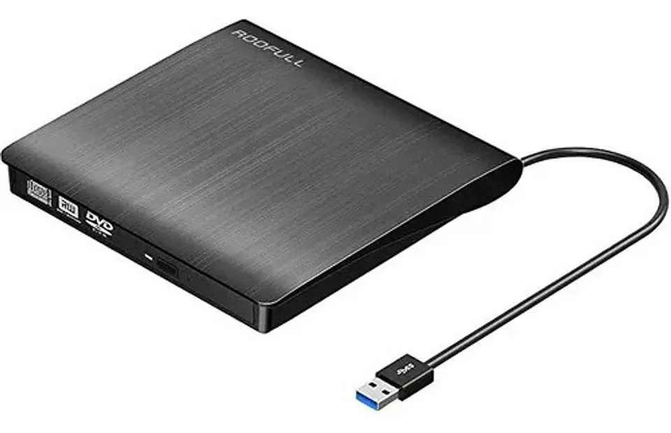 Grabador De Dvd Y Cd Externo Usb 3.0 Negro  2