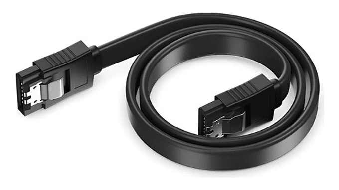 Cable De Datos Sata Negro 40 Cm 10 Unidades 1