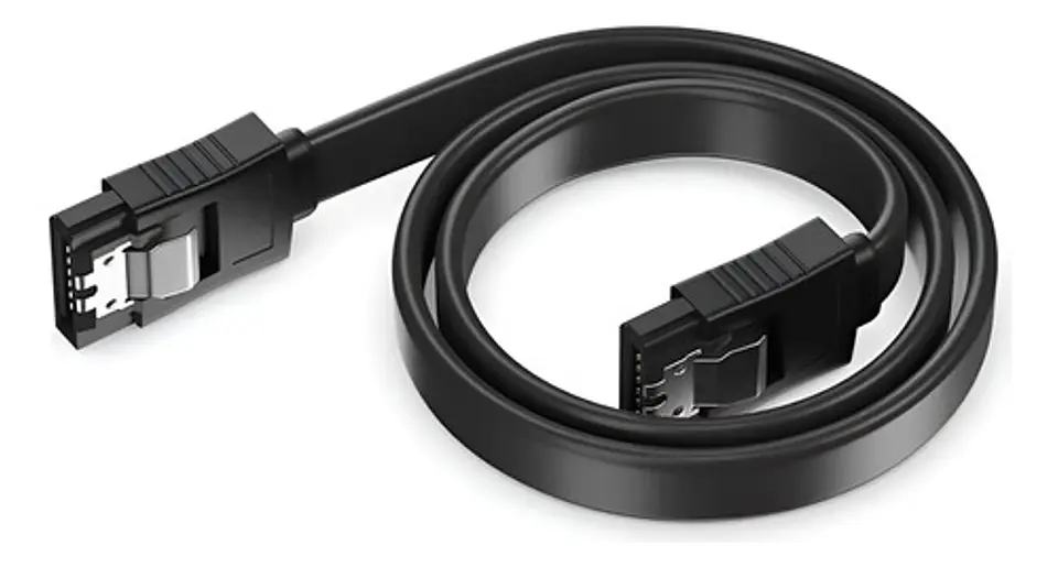 Cable De Datos Sata Negro 40 Cm 10 Unidades 1