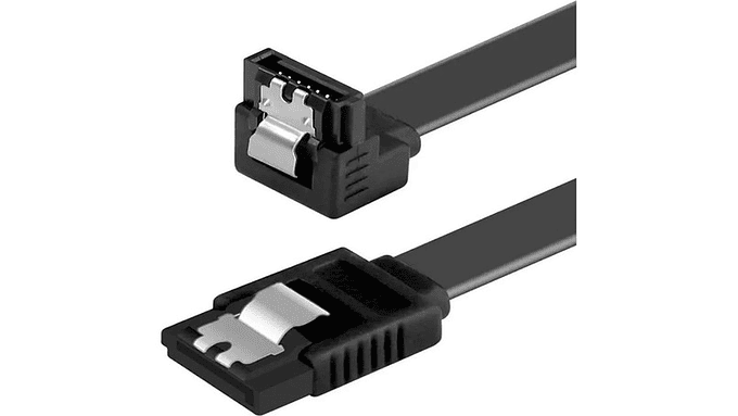 Cable De Datos Sata Negro 40 Cm 10 Unidades 3