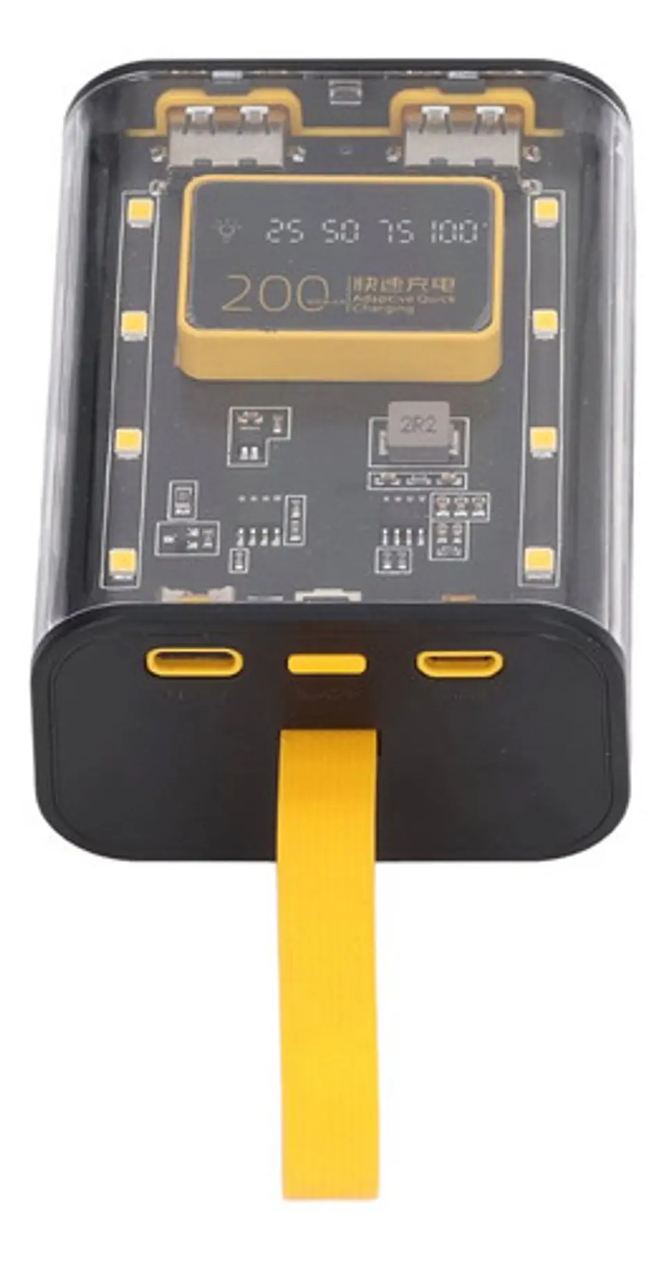Power Bank 20000mah Portátil Tipo-c Cargador Rápido 5