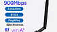 Adaptador Wifi 6 Ax900 Usb  802.11ax Bt5.3 - Miniatura 2