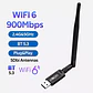 Adaptador Wifi 6 Ax900 Usb  802.11ax Bt5.3 - Miniatura 2