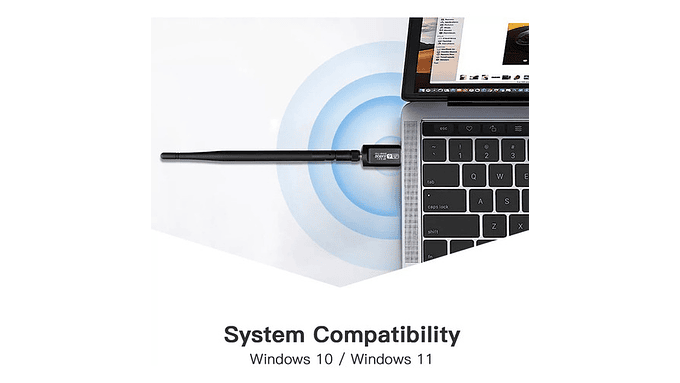 Adaptador Wifi 6 Ax900 Usb  802.11ax Bt5.3 5