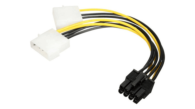 Cable De Alimentación Pci-e 8 A Dual 4 Pin Marca Genérica 3