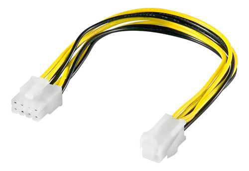 Cable Poder De 4 Pines Macho A A 8 Pines Hembra Cpu 14cm