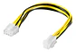 Cable Poder De 4 Pines Macho A A 8 Pines Hembra Cpu 14cm - Miniatura 1