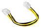 Cable Poder De 4 Pines Macho A A 8 Pines Hembra Cpu 14cm - Miniatura 2