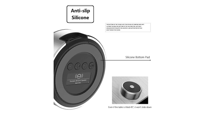 Parlante Portatil Bluetooth Alta Fidelidad Hasta 15 Horas 5