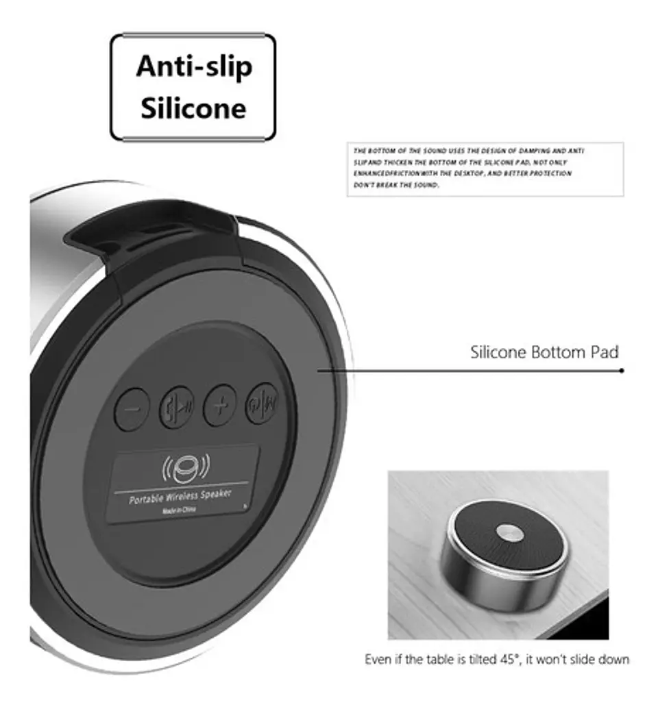 Parlante Portatil Bluetooth Alta Fidelidad Hasta 15 Horas 5