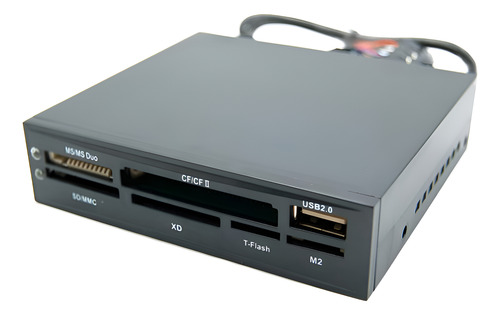 Card Reader Interno Usb 2.0 Ms Cf Card Sd Mmc Xd T-flash M2