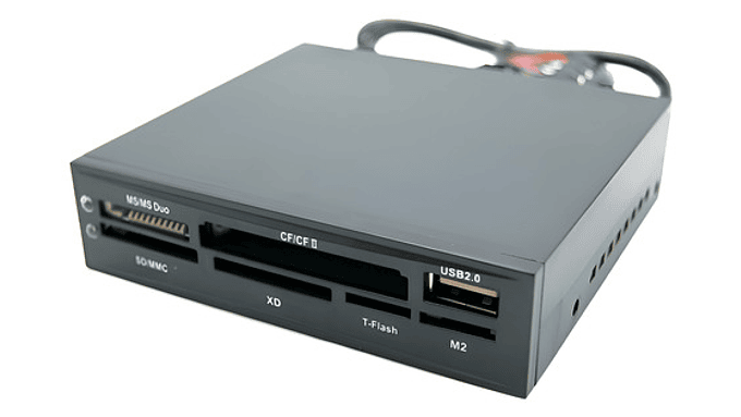 Card Reader Interno Usb 2.0 Ms Cf Card Sd Mmc Xd T-flash M2 1