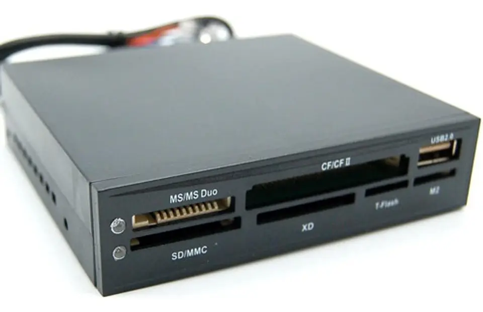 Card Reader Interno Usb 2.0 Ms Cf Card Sd Mmc Xd T-flash M2 2