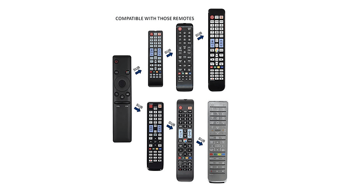 Control Generico Compatible Samsung Smart Tv 4k + Pilas 3