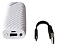 Power Bank Batería Portátil Vivitar 4000 Mah Blanco - Miniatura 2