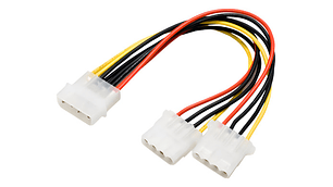 Cable Conector 1 Molex Macho A 2 Molex Hembra 20cm