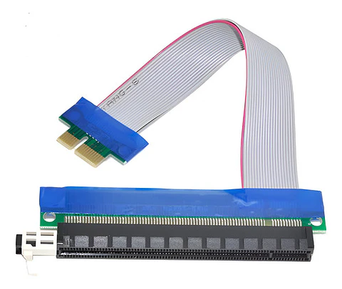Cable Adaptador De Pcie De 1x A 16x - 20 Cm