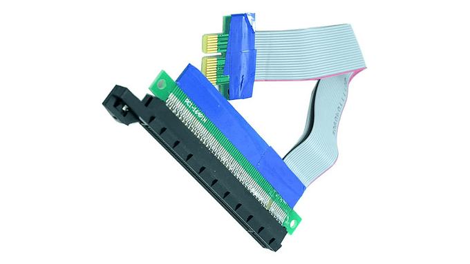 Cable Adaptador De Pcie De 1x A 16x - 20 Cm 3