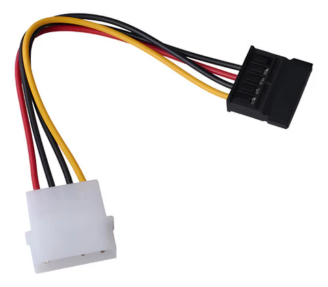Cable Sata Adaptador Sata Hembra A Molex Macho 19 Cm