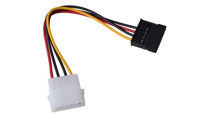 Cable Sata Adaptador Sata Hembra A Molex Macho 19 Cm 1