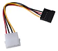 Cable Sata Adaptador Sata Hembra A Molex Macho 19 Cm - Miniatura 1