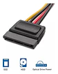 Cable Sata Adaptador Sata Hembra A Molex Macho 19 Cm - Miniatura 2