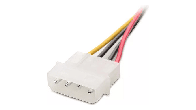 Cable Sata Adaptador Sata Hembra A Molex Macho 19 Cm 3