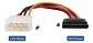 Cable Sata Adaptador Sata Hembra A Molex Macho 19 Cm - Miniatura 4