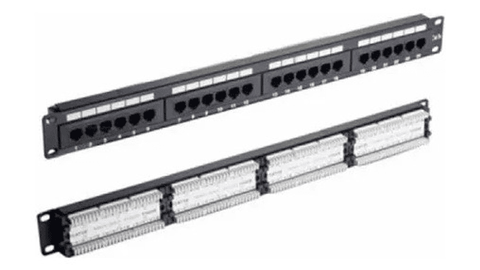 Patch Panel 24 Puertos Rj45 Cat 5e Ulink 2