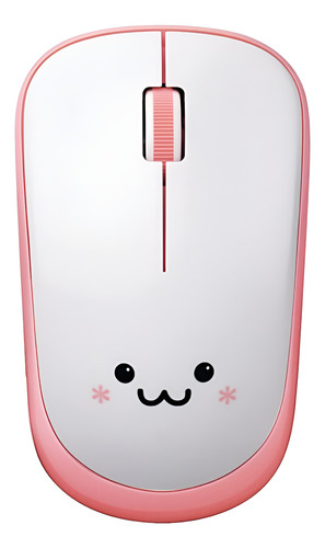 Mouse Inalámbrico Kawaii Smile, Compacto Y De Larga Duración