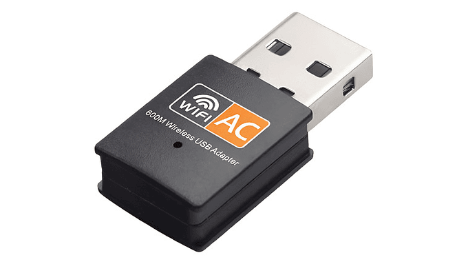 Adaptador Wifi Usb 5g Tarjeta Red Pc Ac 600 Doble Banda 1