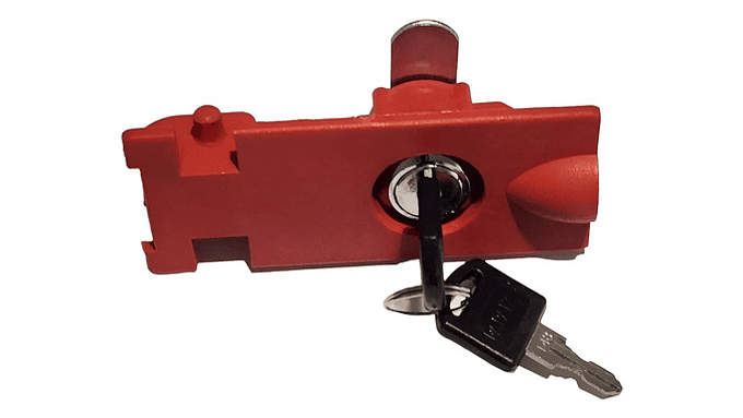 Palanca Destrabe Chapa Con 2 Llaves Motor Veloti 600/800 4