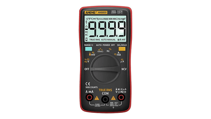 Multimetro Aneng An9002 Bluetooth Capac True Rms Eupro 1