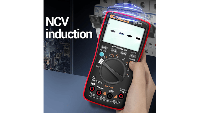 Multimetro Aneng An9002 Bluetooth Capac True Rms Eupro 6