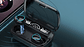Audífonos Inalámbricos Bluetooth V5.1 M10 Powerbank 2000 Color Negro Color De La Luz Blanco - Miniatura 11