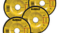 4 Discos De Desbaste Dewalt 4 1/2  115x 6.4 X 22 Resistencia - Miniatura 1