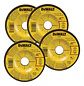 4 Discos De Desbaste Dewalt 4 1/2  115x 6.4 X 22 Resistencia - Miniatura 2