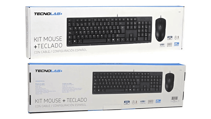 Combo Teclado + Mouse Alámbricos Tecnolab Tl623 2