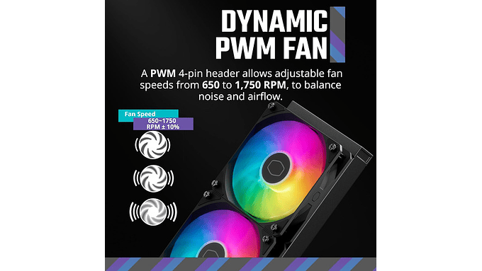 Cooler Master Masterliquid 360l Core Argb Cpu Liquid Cooler 2